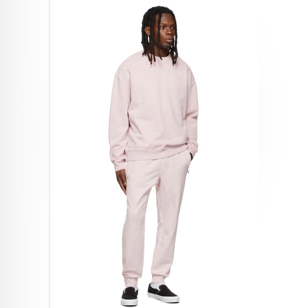 NWT Ksubi Pink 4 X 4 Biggie Crewneck Sweatshirt Size XXL